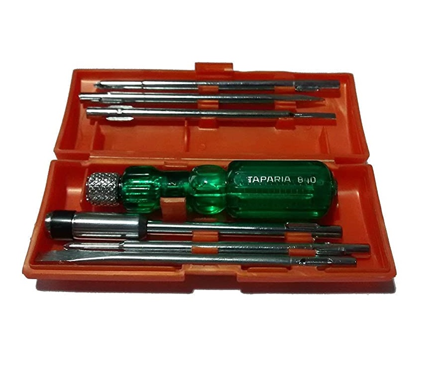 Taparia 840 screw driver set with shop neon bulb